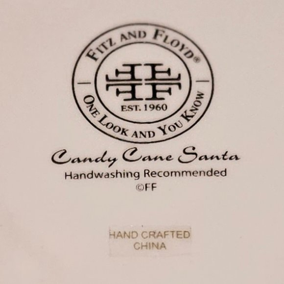 Fitz and Floyd Christmas Cookie Platter - Picture 6 of 6